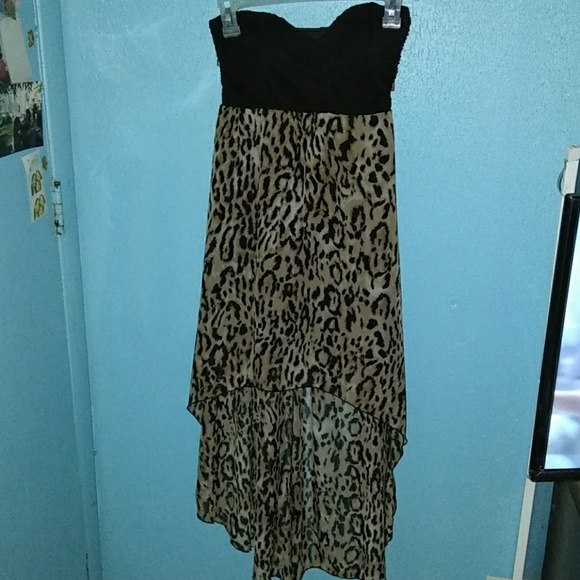 no boundaries strapless dress